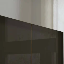 Glasfront-Kleiderschrank mit fünf Türen - Hung