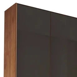 Glasfront-Kleiderschrank mit fünf Türen - Hung