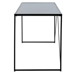 Glasschreibtisch aus Schwarzglas - Pathos