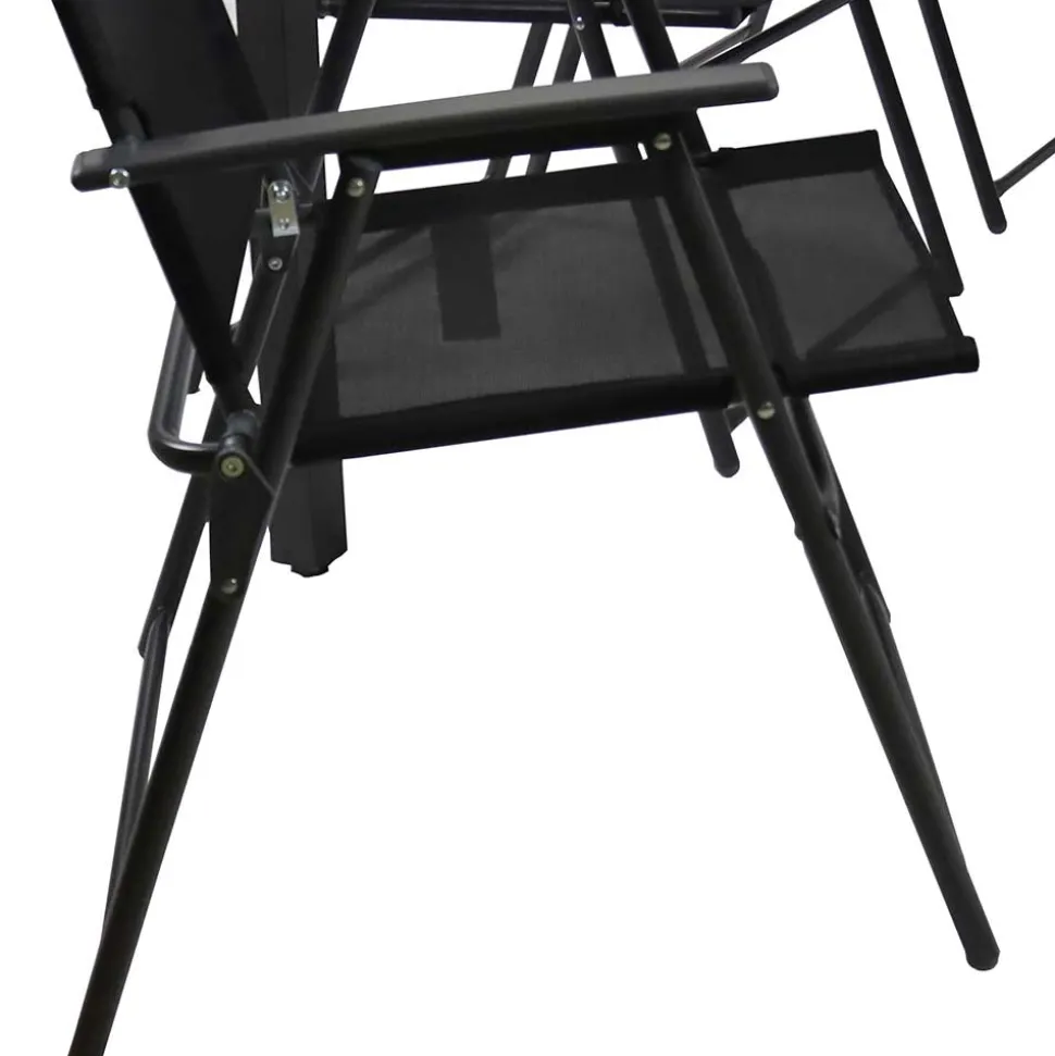 Glastisch & Klappstühle wetterfest - Cretania (siebenteilig)