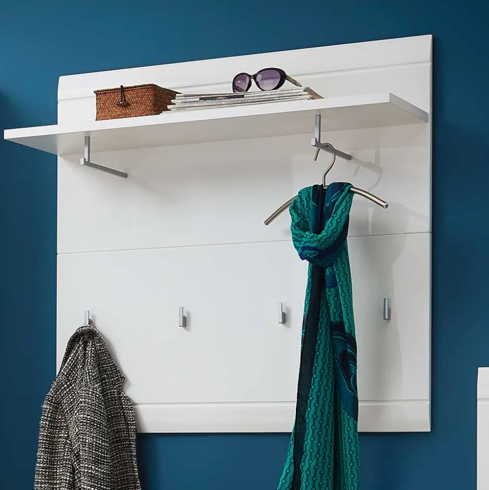 Günstige Flurmöbel in Weiß - Tiondon (fünfteilig)