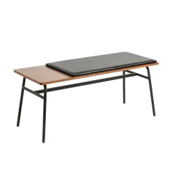 Günstige Sitzbank in Walnussfarben - Tregova