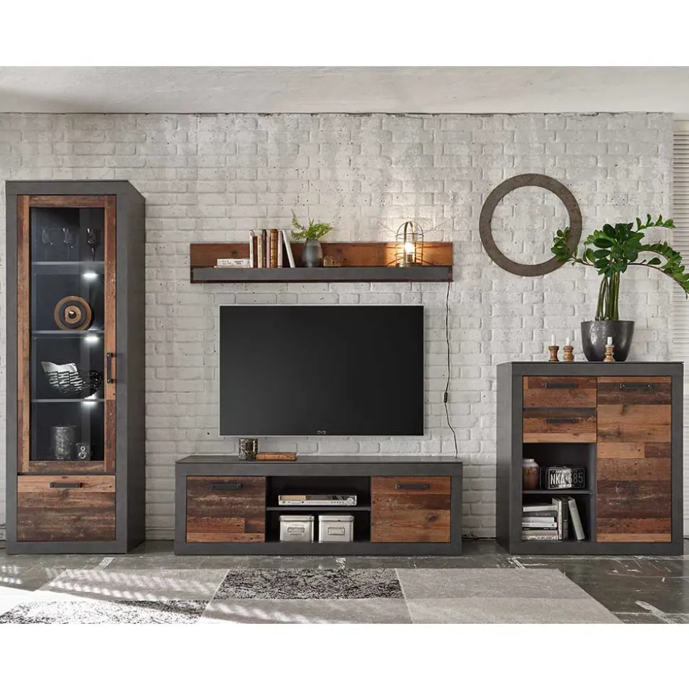 Günstige Wohnmöbel Kombination - Timuras (vierteilig)