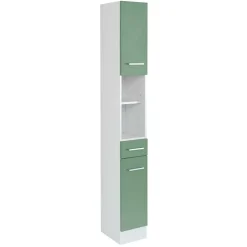Günstiger Hochschrank fürs Bad 25x190x35 cm - Loenixa