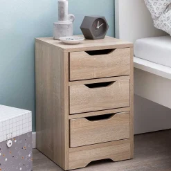 Günstiger Schubladen Nachtschrank in 31x49x31 - Navarra