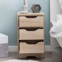 Günstiger Schubladen Nachtschrank in 31x49x31 - Navarra