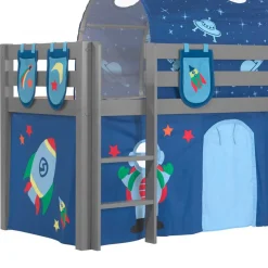 Günstiges Astronaut Spielbett mit Rutsche - Diamony