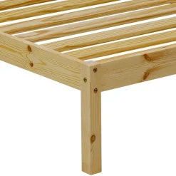 Günstiges Holzbett aus Fichte Massivholz - Niels