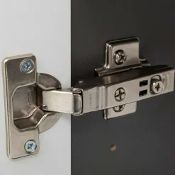 Grauer Bad Hochschrank zum Stellen oder Hängen - Noricas