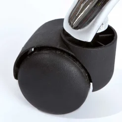 Grauer Chefsessel aus Mesh & Kunstleder - Echora