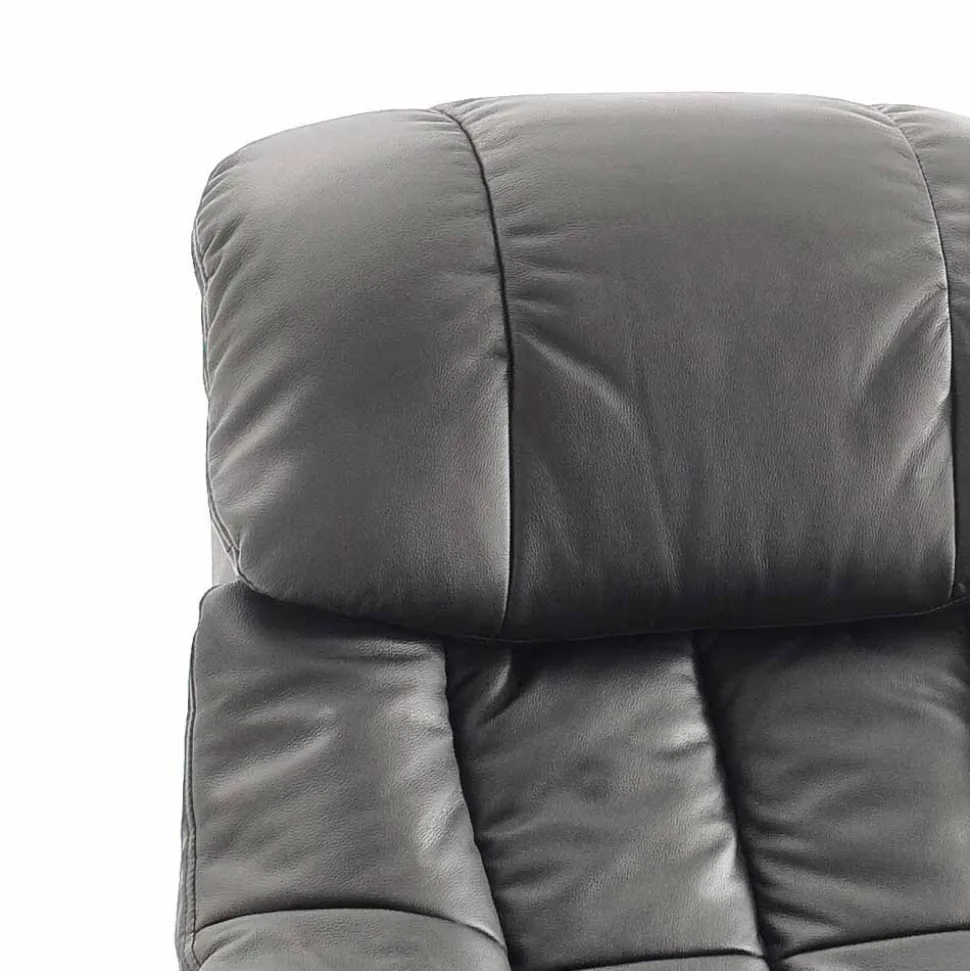 Grauer Fernsehessel Enjisaco mit ausklappbarer Schlaffunktion