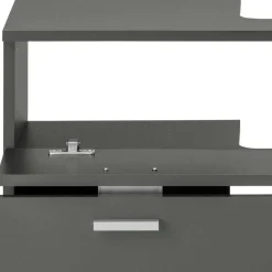 Grauer Unterschrank fürs Waschbecken Hochglanz - Ulivia