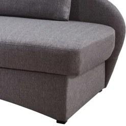 Graues Funktionssofa mit Armlehne links - Landhuis