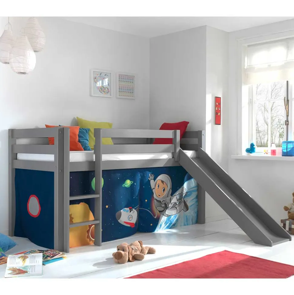 Graues Hochbett Rutschbett Astronaut - Province