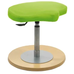 Grüner Kinderhocker höhenverstellbar - Targeto