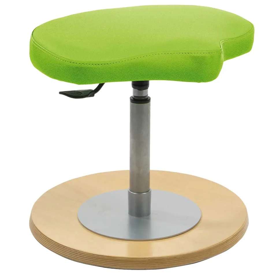 Grüner Kinderhocker höhenverstellbar - Targeto