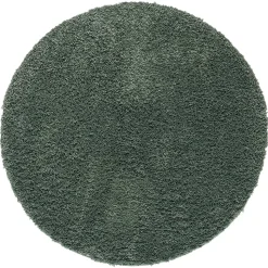Grüner Teppich mit 4 cm Hochflor - Pereza