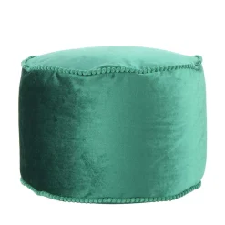 Grünes Meditationskissen mit Samtbezug - Lacredu