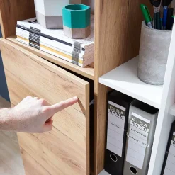 Große Büro Einrichtung komplett - Situatica (vierteilig)