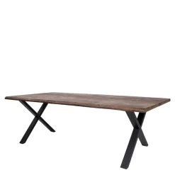 Großer Esszimmertisch aus Eiche Rauchfarben - Isabelon