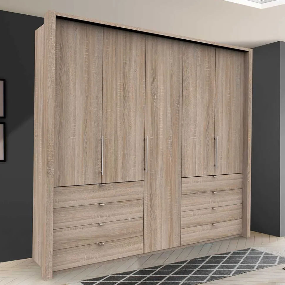 Großer Kleiderschrank in Eiche Sägerau - Zayun