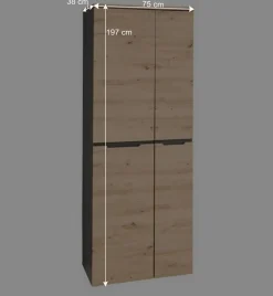 Großer Officeschrank mit Doppeltür - Kuetra