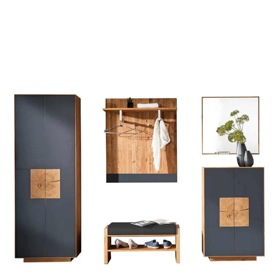 Großes Dielenmöbel Komplettset - Mandrey (fünfteilig)