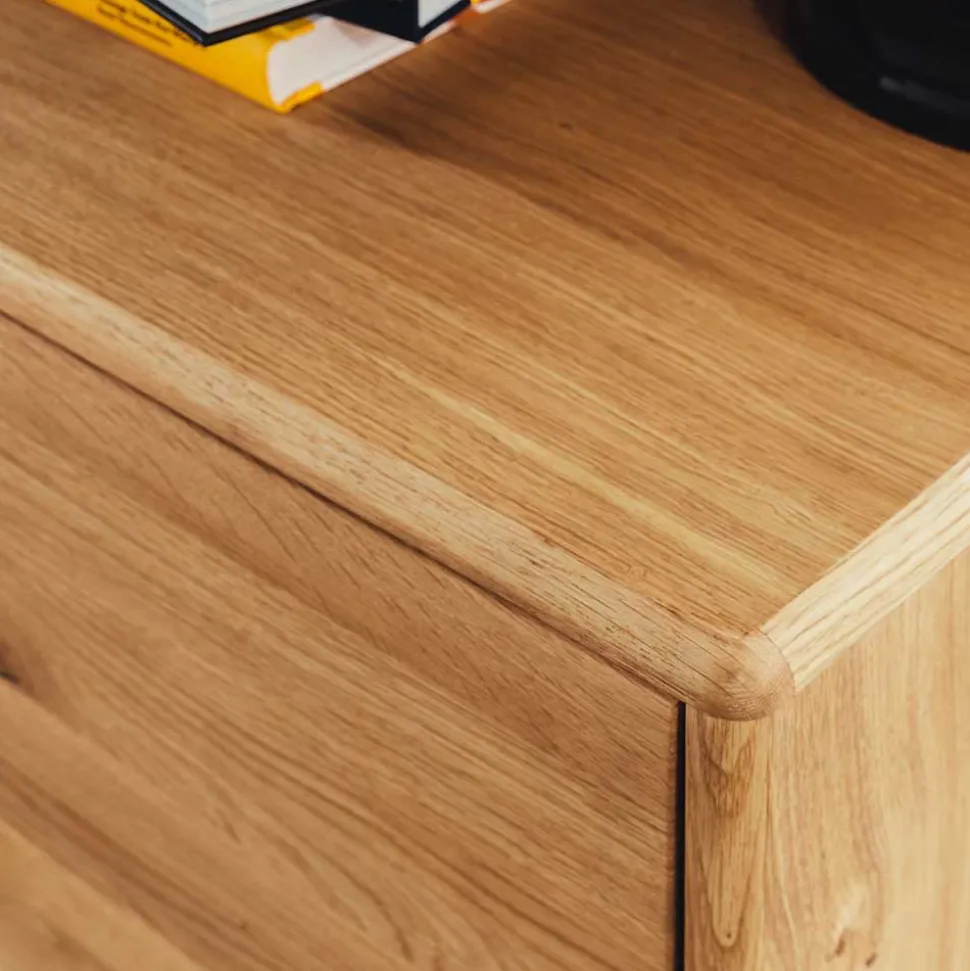 Großes Highboard mit Metall Bügelgestell - Flacona