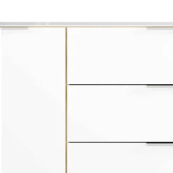 Großes Sideboard in Wildeiche & Weiß - Riodna