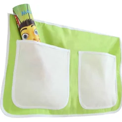 Halbhohes Kiefernholz Kinderbett in Weiß - Camelo