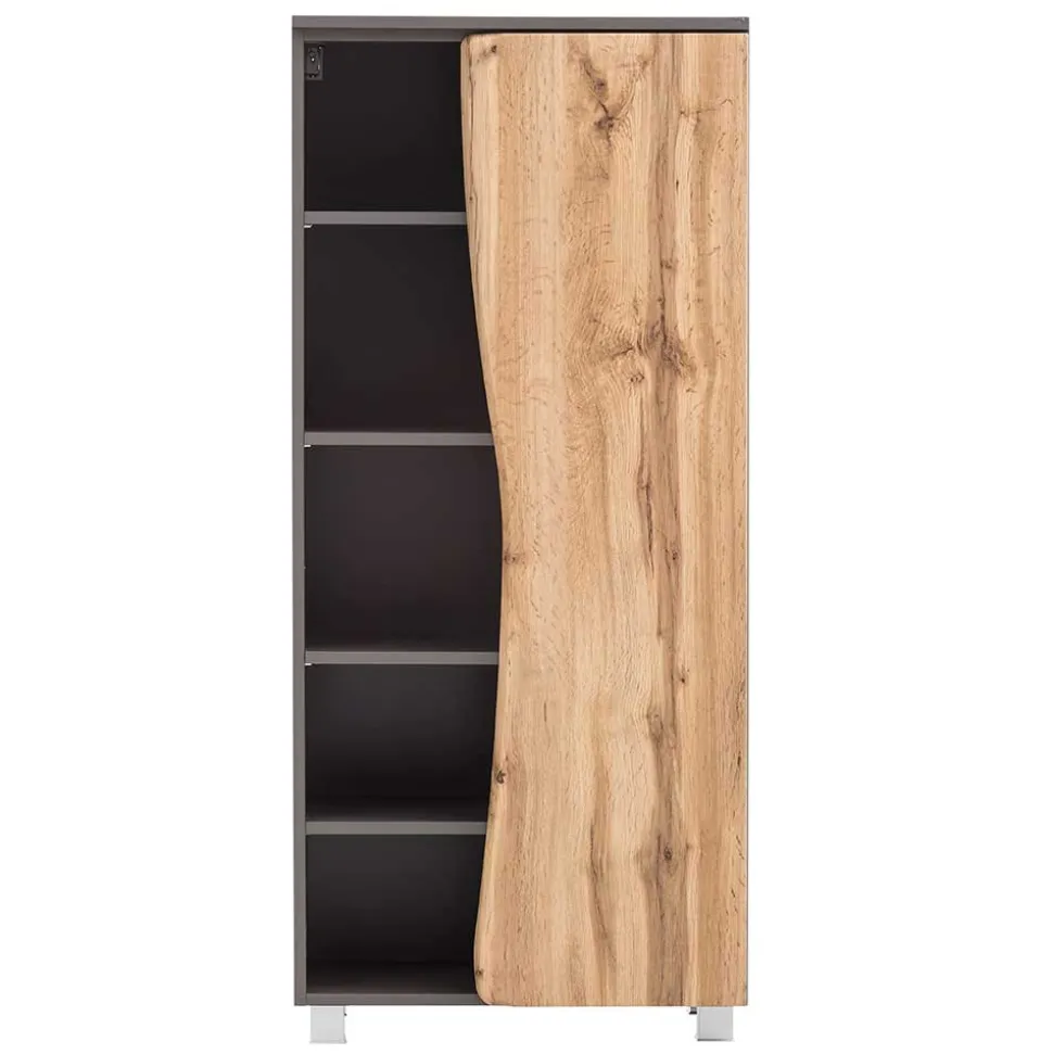 Halboffener Badschrank in Wildeiche Optik - Breznia