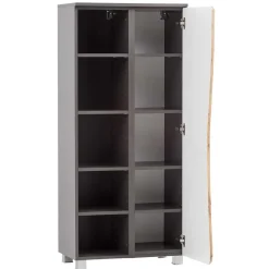 Halboffener Badschrank in Wildeiche Optik - Breznia