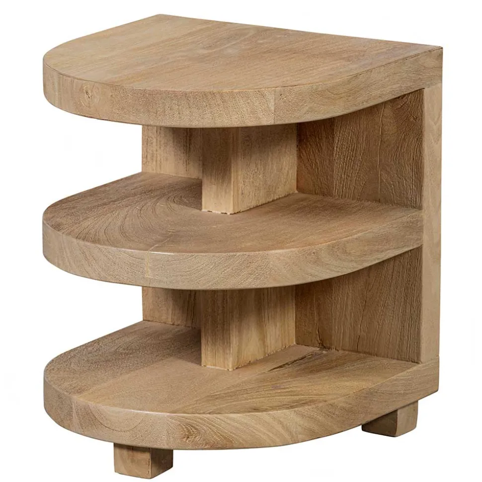 Halbrunder Beistelltisch im Skandi Design - Fuxiata