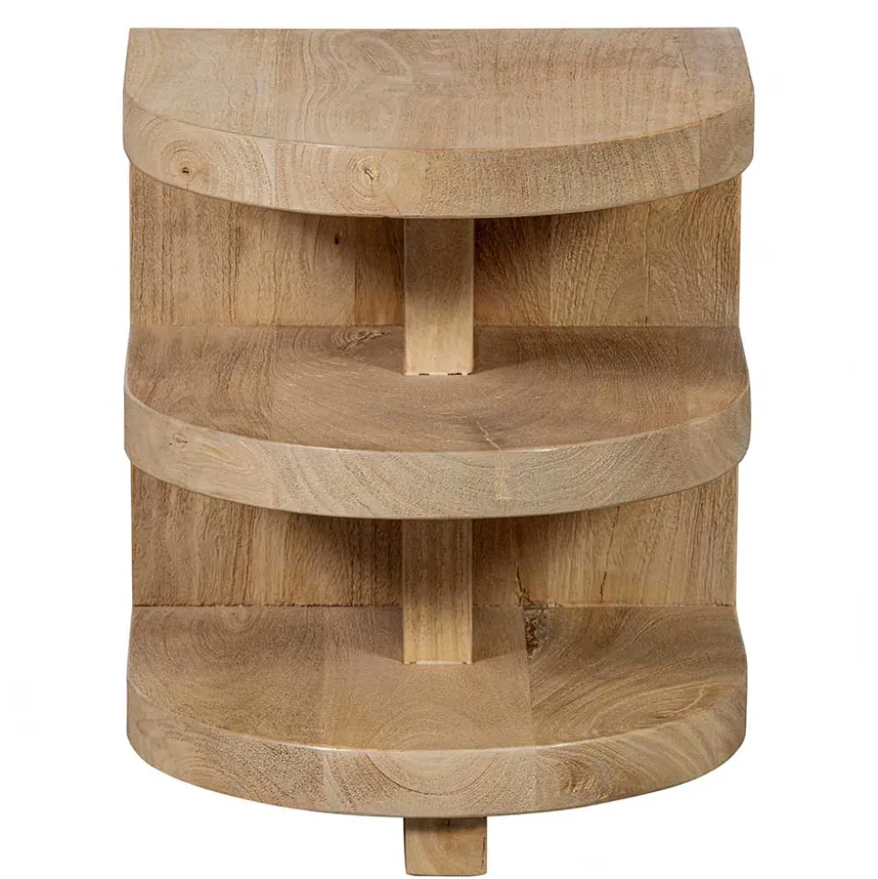 Halbrunder Beistelltisch im Skandi Design - Fuxiata