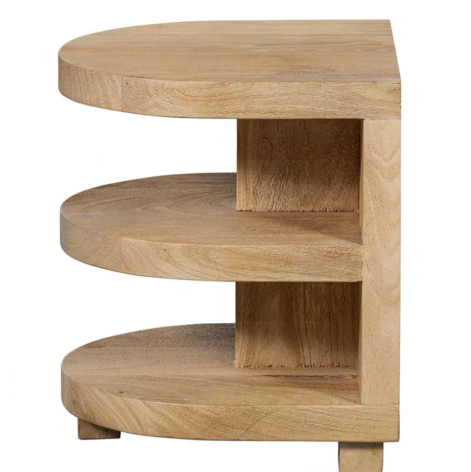 Halbrunder Beistelltisch im Skandi Design - Fuxiata