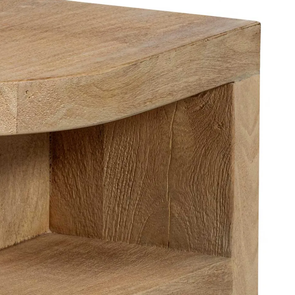 Halbrunder Beistelltisch im Skandi Design - Fuxiata