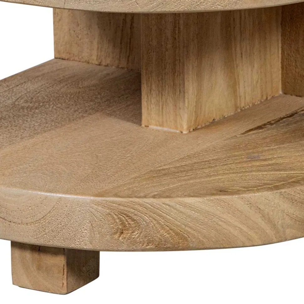 Halbrunder Beistelltisch im Skandi Design - Fuxiata