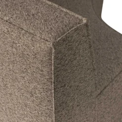 Halbrundes Esstischsofa in Dunkelbraun - Sentiagamo