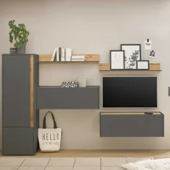 Heimbüro Einrichtung Set - Ahilav (fünfteilig)