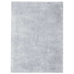 Hellblauer Teppich mit Hochflor - Nadescha