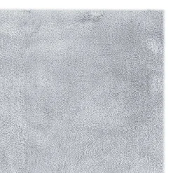 Hellblauer Teppich mit Hochflor - Nadescha