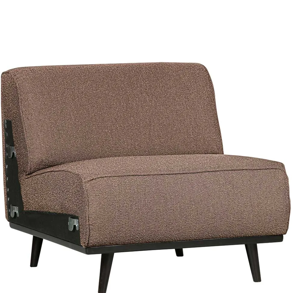 Hellbraunes Modulsofa-Element aus Boucle - Nyons