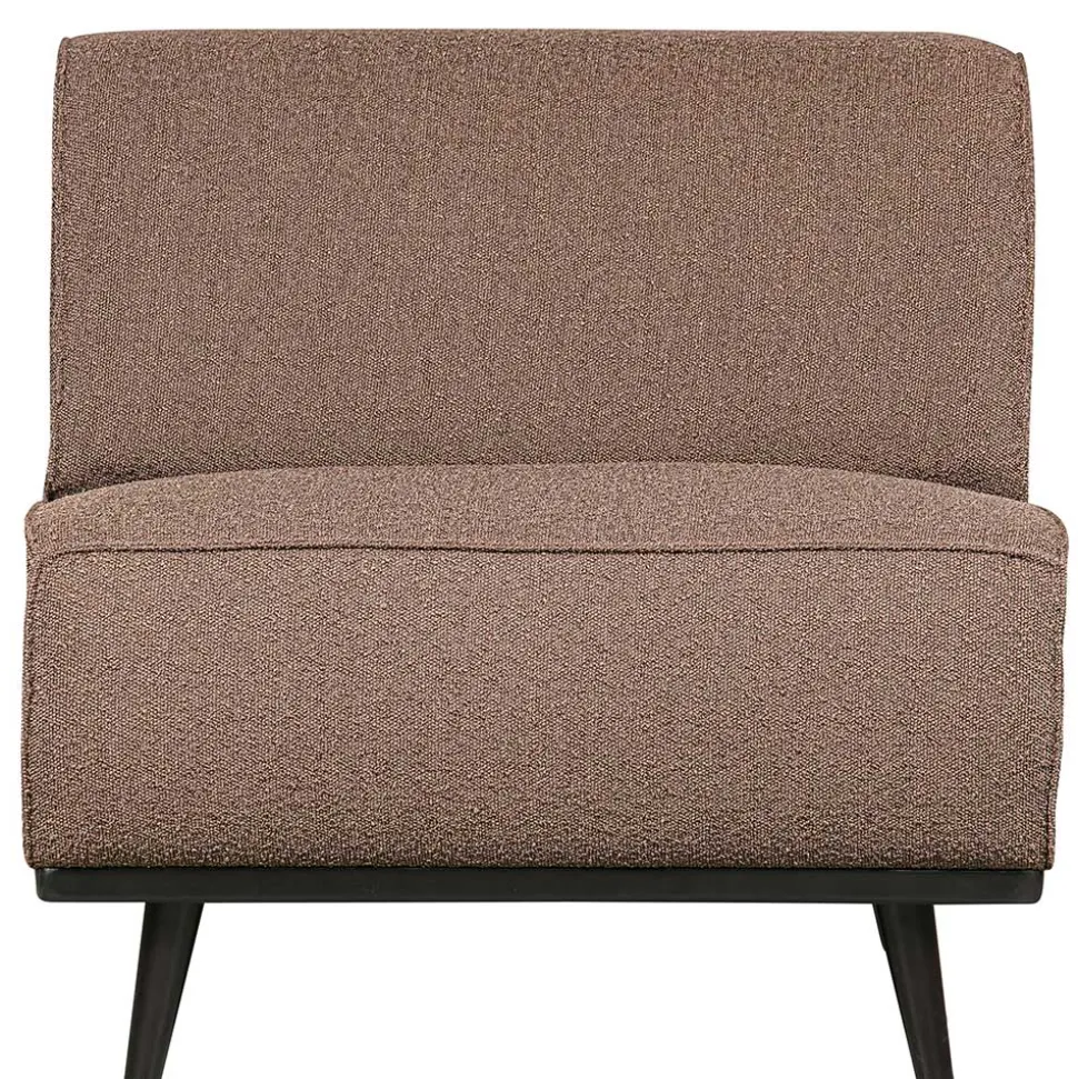 Hellbraunes Modulsofa-Element aus Boucle - Nyons