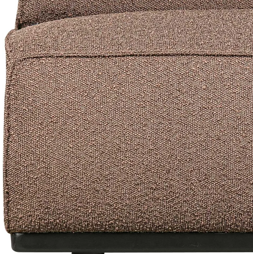 Hellbraunes Modulsofa-Element aus Boucle - Nyons
