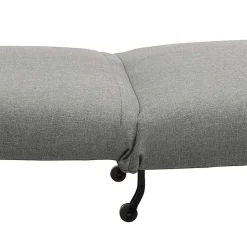 Hellgrauer Schlafsessel mit 85 cm Breite - Miracella