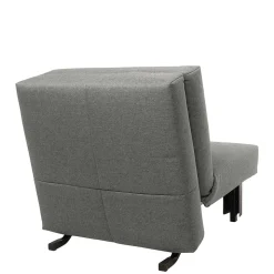 Hellgrauer Schlafsessel mit 85 cm Breite - Miracella