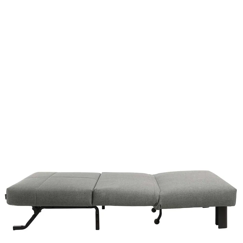 Hellgrauer Schlafsessel mit 85 cm Breite - Miracella