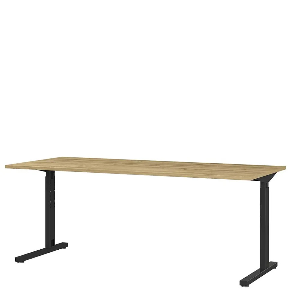 Höhenverstellbarer Bürotisch in 160x80 oder 180x80 - Disgano