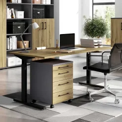 Höhenverstellbarer Bürotisch in 160x80 oder 180x80 - Disgano