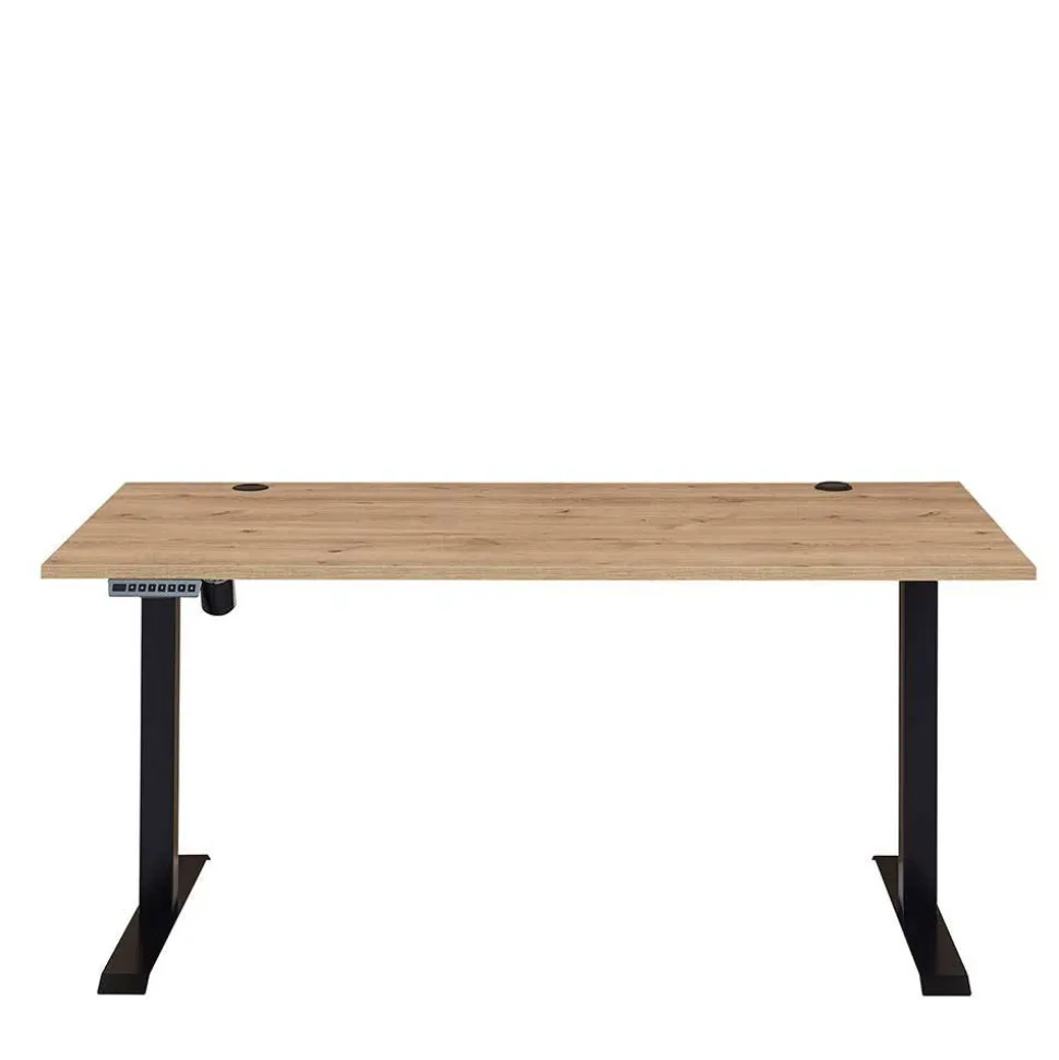 Höhenverstellbarer Bürotisch in Wildeiche - Emly